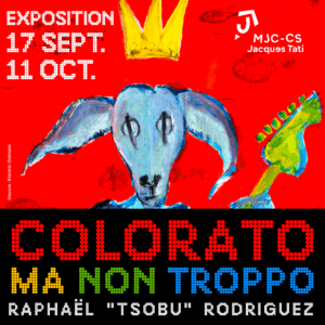Exposition de peinture Colorato ma non troppo de l'artiste Raphaël "Tsobu" Rodriguez